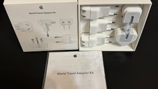 Apple World Travel Adapter Kit  Unboxing  Travel Plus Lifestyle [upl. by Dael951]