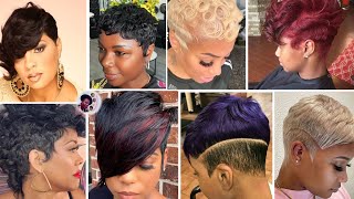 INCREDIBLE HAIRSTYLES FOR SHORT HAIRBLACK WOMEN HAIRCUT20242025 [upl. by Anitac765]