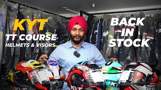 KYT TT COURSE HELMETS AND VISORS [upl. by Eran]