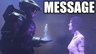 HALO Infinite  Cortanas Last Message To Master Chief  Cortanas Goodbye [upl. by Ydnab482]