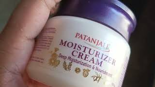 patanjali moisturizer cream  for deep mojsturization amp nourishment [upl. by Gove468]