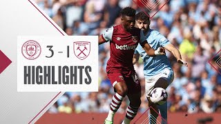 Manchester City 31 West Ham  Premier League Highlights [upl. by Kendell]