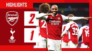 HIGHLIGHTS  Arsenal vs Tottenham Hotspur 21  Premier League  Odegaard Lacazette [upl. by Nivlam]