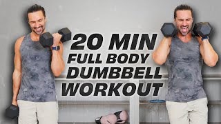 FULL BODY WORKOUT with Dumbbells  Joe Wicks Workouts [upl. by Pulling]