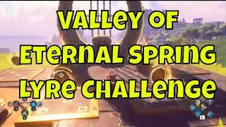 Valley of Eternal Spring Lyre Challenge Guide  Immortals Fenyx Rising [upl. by Araihc485]