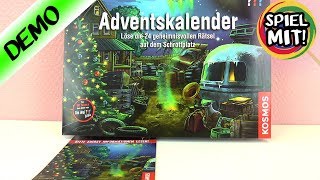 Drei Fragezeichen Adventskalender 2017  Wir öffnen alle 24 Türchen  Fall lösen  Detektivzubehör [upl. by Quennie]