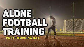 MY WAY TO FINDING A FOOTBALL TEAM  IMPROVING PASSES  VIBE SOCCER TRAINING [upl. by Sucul]