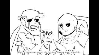 Undertale AU  Ink Sans amp Error Sans  HYCYBH Animatic [upl. by Gherardi]