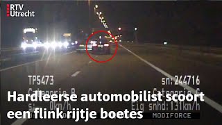 Verkeerspolitie komt hardleerse Mercedesbestuurder tegen  RTV Utrecht [upl. by Sachiko]