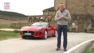 Jaguar FType 2013 review  Auto Express [upl. by Htabmas]