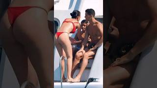 Cristiano Ronaldo ⚽ with wife Georgina Rodríguez 👸shorts cristianoronaldo georginarodriguezshort [upl. by Atnauqal]