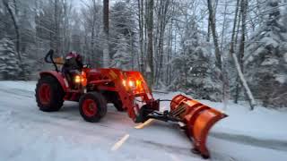 Plowing with the Kioti NX4510 tractor [upl. by Eeruhs154]