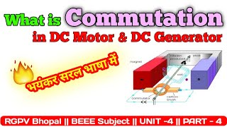 What is Commutation in DC Motor amp DC Generator Commutation in DC Machine Commutation DC Generator [upl. by Solhcin836]