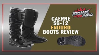 Gaerne SG12 Enduro Boots Review [upl. by Etteval]