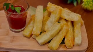 Comment faire des frites croustillantes فريت مقرمش [upl. by Aliab]