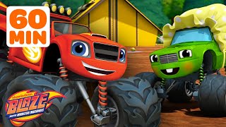 Blazes Best Baby Rescues and Adventures 👶  60 Minutes  Blaze and the Monster Machines [upl. by Anastice]