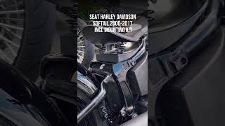 Seats for HarleyDavidson Softail alexleathercraft [upl. by Nedap477]