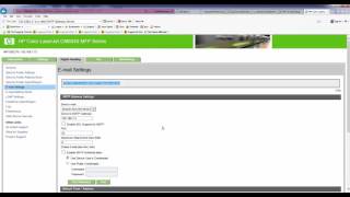 How to setup scan to email on HP Printers [upl. by Amihsat]