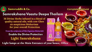 Samrakshana Vaastu Deepa Thailam [upl. by Rezzani791]