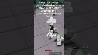 i got cyberbullied in strongest battlegrounds💀🙏 robloxviralthestrongestbattlegroundsviralshort [upl. by Patric]