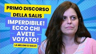 IL PRIMO DISCORSO DI ILARIA SALISSE PENSAVAMO DI AVER VISTO IL PEGGIOCI SBAGLIAVAMOE DI GROSSO [upl. by Undine]