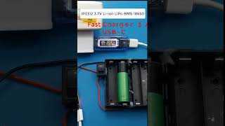 Fast Charger 3A USB C IP2312 Liion LiPo BMS 18650 [upl. by Ralyks669]