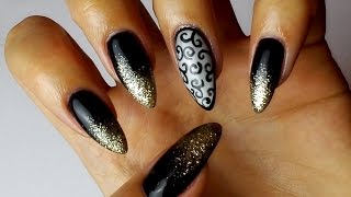 Imprezowy manicure Semilac [upl. by Rednaskela]