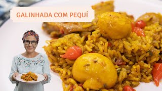 A TRADICIONAL GALINHADA COM PEQUI Você vai amar essa receita tradicional de Goiás [upl. by Ludie]