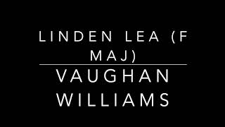 Linden Lea  Vaughan Williams piano accompaniment [upl. by Stavro8]