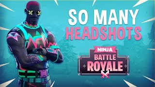 So Many Headshots  Fortnite Battle Royale Gameplay  Ninja [upl. by Nomit]