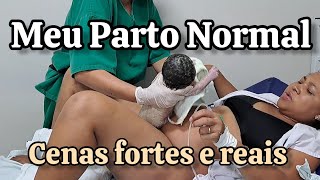 Meu Parto Normal cenas fortes e reais  Terceira gravidez [upl. by Nnaes761]