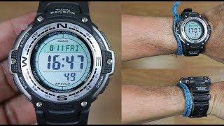 CASIO OUTGEAR TWIN SENSOR SGW1001V  UNBOXING [upl. by Shear]