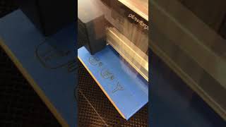 Glowforge Sample Engraving [upl. by Aelanna536]