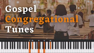 How To Play Gospel Congregational Songs  Jesus Ill Never Forget Piano Tutorial [upl. by Ayhdiv314]