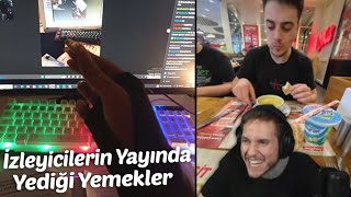 Rraenee İzleyicilerinin Yayın İzlerken Yediği Yemeklere Bakıyor  Discord Etkinliği [upl. by Jaquith]