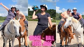 Elle se débrouille pas trop mal  🤭 horseball horse [upl. by Naples]