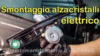 Sostituzione motorino alzacristalli elettrico fiat [upl. by Ainorev]