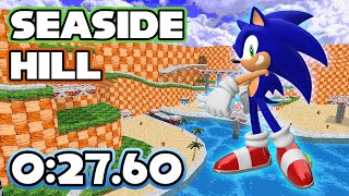 TAS SRB2  Seaside Hill w Adventure Sonic  02760 [upl. by Hali388]