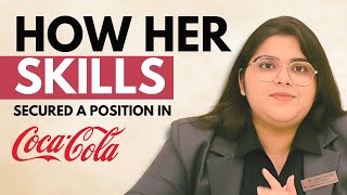 From Student to Employee Her Skills Seal the Deal CocaCola ft Simrat Kaur  Jaipuria Placement [upl. by Ermanno]