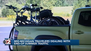 MidMichigan travelers deal with endofsummer traffic [upl. by Banerjee310]