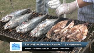 Invitación Festival del Pescado Asado  La Herradura  quot Ferias Gastronómicas Verano 2016 Coquimbo quot [upl. by Ynetsed749]