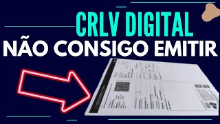 CRLV DIGITAL NÃO LIBERADO PARA EMISSÃO RESTRIÇÕES QUE IMPEDE O LICENCIAMENTO DIGITAL [upl. by Philipp]