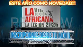 Inscripciones a través de tu Móvil o Tablet de La Africana 2020 [upl. by Lenej339]