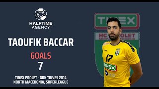 Taoufik Baccar Prolet vs Tikves highlights [upl. by Adekan]