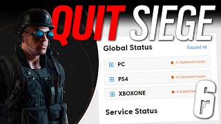 Quit Siege Now  6News  Rainbow Six Siege [upl. by Susannah]