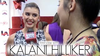 Interview with Kalani Hilliker from Dance Moms at the ALDC LA Grand Opening [upl. by Sileas]