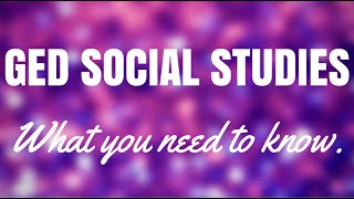 GED Social Studies  What You Need to Know  GED Test Guide [upl. by Laurence]