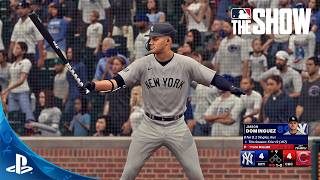 Jasson Dominguez is back  The Show 24 Gameplay NYY Vs CHC PS5 [upl. by Rizzi]