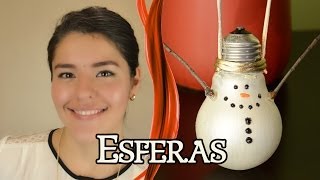 ESFERAS NAVIDEÑAS EN 5 MINUTOS  MUSAS [upl. by Ebanreb]