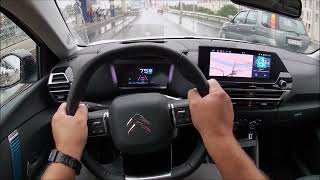 Citroen eC4 X Shine Plus 136HP  POV test drive csak vezetés [upl. by Rochette292]